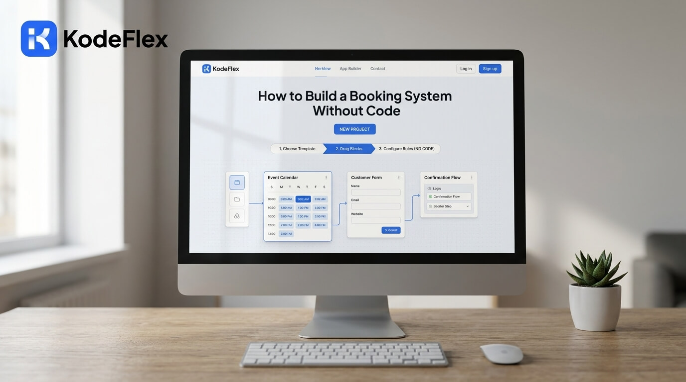 How to Build a Booking System Without Code